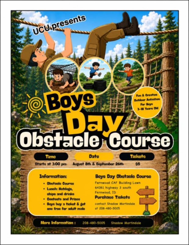 Boys Day Obstacle Course