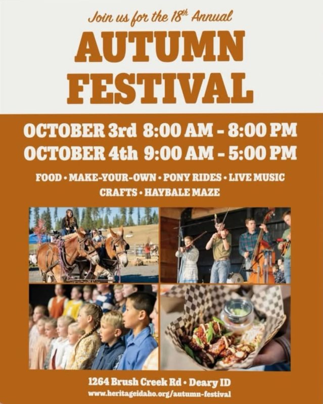 18th Annual Autumn Festival - Deary